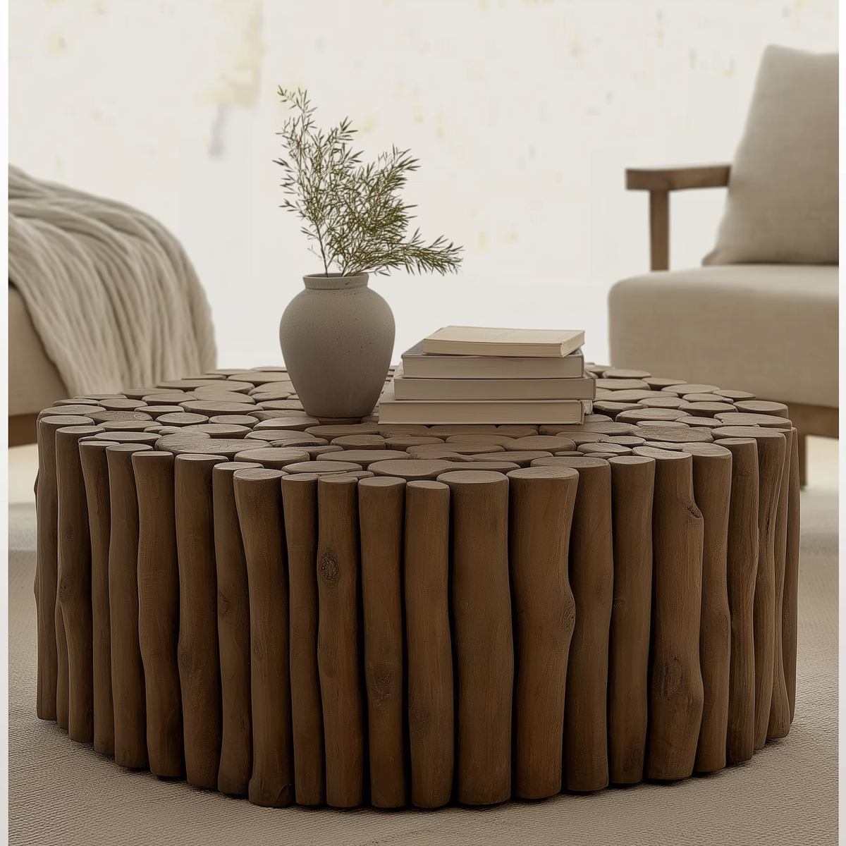 ROUND WOOD GRAIN